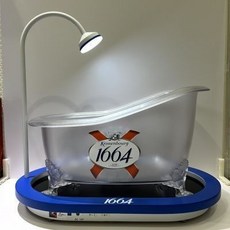 1664週邊浴缸形發光冰桶，酒吧派對可充電塑料冰桶，亞克力小冰桶, 1個, 1664周邊塑料冰桶浴缸形發光冰桶-16