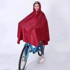 成人電動車雨衣，加大加厚，雙帽簷防暴雨，騎行自行車雨披