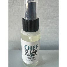 淨毒五郎 CHEF CLEAN 蔬果清潔劑 60ML 噴霧瓶, 1個, 淨毒五郎 蔬果清潔劑 60ML
