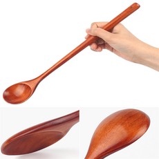 히비 나무 롱스푼 33cm 조리용나무스푼
