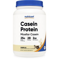 Nutricost酪蛋白香草味, 1個
