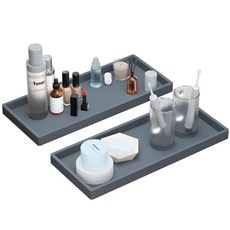 생활해랑 다용도 사각 실리콘 트레이 1+1, 그레이