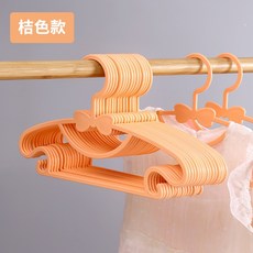 [台灣出貨] 兒童蝴蝶結衣架 衣架 小朋友衣架 兒童蝴蝶衣架 兒童曬衣架 兒童衣架 小孩衣架 嬰兒衣架 寶寶衣架, 兒童蝴蝶結衣架-橘色, 1個