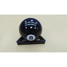 【國華撞球】全新撞球造型菸灰缸筆座 - 8號球/9號球多用途桌面擺飾, 1個, 8號球