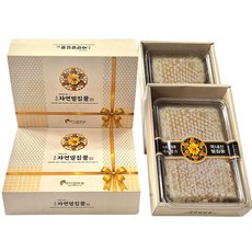 벌집꿀 벌꿀 숙성꿀 국내산 대용량 벌꿀집 꿀선물세트 답례품, 2개, 500g