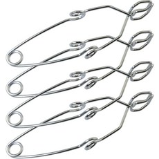 MEOTOT 4pcs 강철 와이어 테스트 튜브 클램프 145mm 실험실 실험용 5-40mm 튜브용 홀더 도구용으로 적합