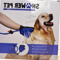 반려견 목욕용품 실리콘 장갑 브러시 샤워 호스 연결 털 제거 마사지 빗 강아지, 1개, 상세페이지 참조