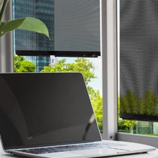 붙이는 블라인드 창문 자외선 차단 미니 햇빛가리개 셀프 설치 베란다 주방용