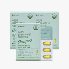 서울약사신협 초임계 알티지 오메가3 식물성 캡슐, 30정, 3개