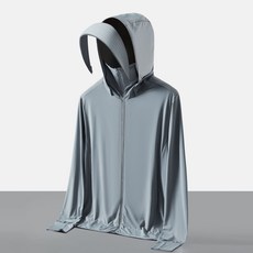 冰絲防曬衣女夏季戶外輕薄款防紫外線防曬服男士釣魚服皮膚衣外套, 2XL