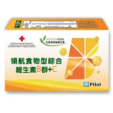 NATURE FOOD 領航全食物型綜合維生素B群+C (增強體力 維持健康活力), 1個, 60顆