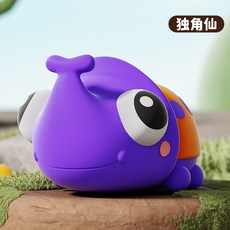 台灣現貨爆眼捏捏樂 解壓神器 動物捏捏樂 舒壓玩具 發洩玩具 捏捏玩具, 1個, 紫色獨角仙, 紫色