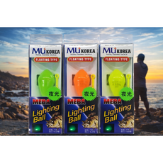 뮤 라이팅 볼 볼락루어 던질찌 메바트로 캐스팅볼, 1개, 야광옐로우-F-5.2g