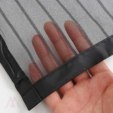 구공일엠 스트라이프 문 모기장 100x200cm 블랙 문방충망 출입구방충망 방문모기장 모기장출입문