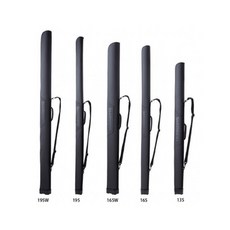 SHIMANO BR-035U 黑 釣竿袋 (135/165/165W/195) - 硬式直竿袋，內置硬板防壓碎, 135