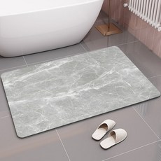 DFMEI 大理石硅藻泥浴室吸水防滑腳踏墊廁所門口速幹, 1個, 大理石6