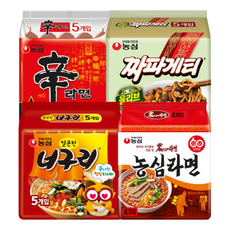 신신툼너짜 (신라면 툼바 4입 1개 + 신라면 5입(멀티) 1개 + 짜파게티 5입(멀티) 1개 + 얼큰한너구리 5입 1개), 신신툼너짜 (신라면 툼바, 4입, 1개 + 신라면, 5