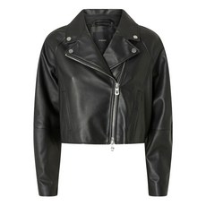 핀코 레더 바이커 재킷