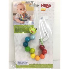 HABA 圓球珠珠圖案奶嘴鍊 嬰兒幼兒用, 1個