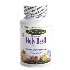 Paradise Herbs 聖羅勒萃取素食膠囊, 60顆, 1罐