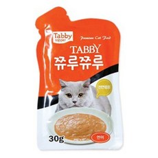 고양이 간식 영양식 테비 쮸루쮸루 연어 30g 고양이간식 반려고양이간식 dhy*35879ke