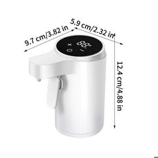 전기 와인 디캔터 에어레이터 미니 자동 위스키 물 디스펜서, 1개, 1ml