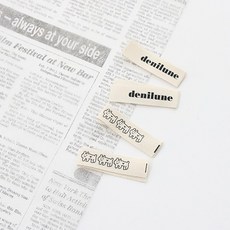 4개 면끼움라벨 하트강아지 C0