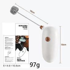 자동 파우더 싱글 철제 계란스틱 분리형, 1, J. 새 흰색 배터리 무게 67g AA 배터리를 직접