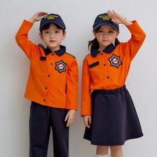 [꼼마제이] 코스튬 소방 모자 유아모자