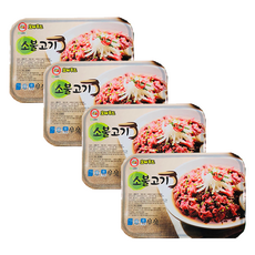 오래푸드 수제 양념 소불고기 홈파티 호주청정우 600g * 4팩, 4개
