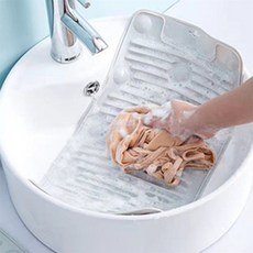 리에스 실리콘 빨래판 손빨래, 그레이, 1개