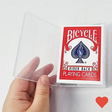 마술 용품 투명케이스 카드 바이시클 보관함, 1개