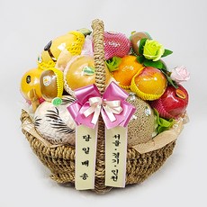 과일바구니 배달 출산 병문안 집들이 생일 승진 축하 서울 배송, 3호, 1개