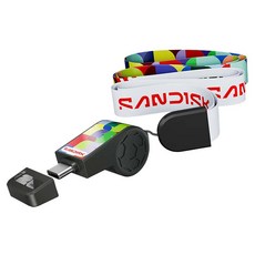샌디스크 USB 3.2 젠 1 뚜껑형 USB메모리 피파 월드컵 2026 피파 스트랩 포함, 1개, 128GB