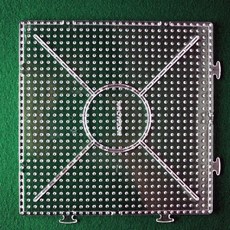 마루 펄러비즈 지름 5mm 25g, MR-042. 비즈판 대형 사각