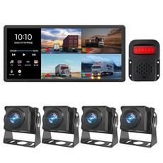 프리미엄 4채널 블랙박스 화물차용 BSD Ai스피커 128GB 포함 풀세트 Ai카메라 중장비 국내As