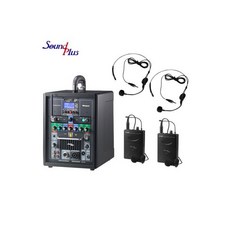사운드플러스 트램프-USR 마이크 80W 헤드셋+헤드셋