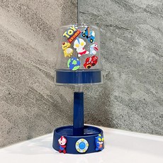 奧特曼卡通電動牙刷杯兒童可調節洗漱杯可愛牙缸寶寶漱口杯免打孔, 奧特曼可放電動牙刷 升級, 1個