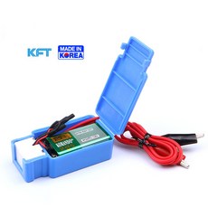 국산 벨테스터기 집게형 삑삑이 건전지 9V 교체형 악어클립 악어집게 단선 단락 도통 단전 확인 벨테스터 체크 배선 단자 테스타기 단선경보기 도통시험기 부저 버저 브저 빽빽이, 1개