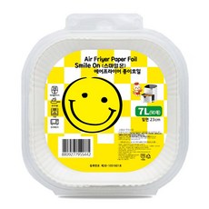 (BL)스마일온(Smile On) 에어프라이어 종이호일 사각형 90P, 1개, 23cm