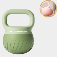아비넬로 저소음 소프트 케틀벨, 1개, 4kg, 그린