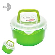 [깔끔해요]수박 야채 보관용기 7.2L 그린##*boba1182, 1개