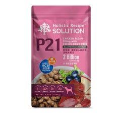 耐吉斯 SOLUTION P系列凍乾多拼/填心全齡犬糧 狗飼料，幼犬、成犬、高齡犬適用，美味凍乾，營養均衡, 1個, P21凍乾填心雞肉餐(全齡犬配方),4.5LB (2.04KG), 2.04kg, 雞