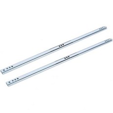 서랍 슬라이드 소프트 클로즈 볼베어 슬라이드 레일 2단 끌 450mm 17mm 두께 완전 확장 볼 텐션식 끌어당김 슬라이드 레일