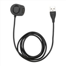 Suunto 7 마그네틱 USB 충전 케이블과 호환용 스마트 시계 충전기 39.37인치/100cm 스마트워치 충전기 액세서리, 검은색, 1개