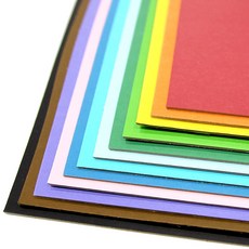 [동화오피스] 칼라 하드보드지 4절 390x540mm, 04.보라