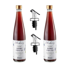 블루베리식초 레드와인 비네거 블루베리 100% 유럽식 와인 식초, 2개, 500ml