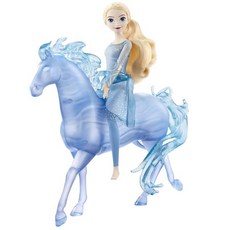 마텔(MATTEL) 디즈니(Disney) / 겨울왕국(Frozen) 엘사/노크 옷 갈아입히는 인형 탈것 인형 포함 3세 HLW58