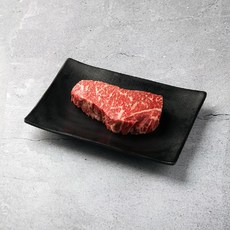 미경산한우 1+등급 채끝 스테이크용, 200g, 1개