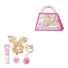 반다이 (BANDAI) 트로피컬 ~ 쥬 프리큐어 Pretty Holic 큐어 서머 트로피컬 프리티 코스메 세트, 상품명참조, 1개